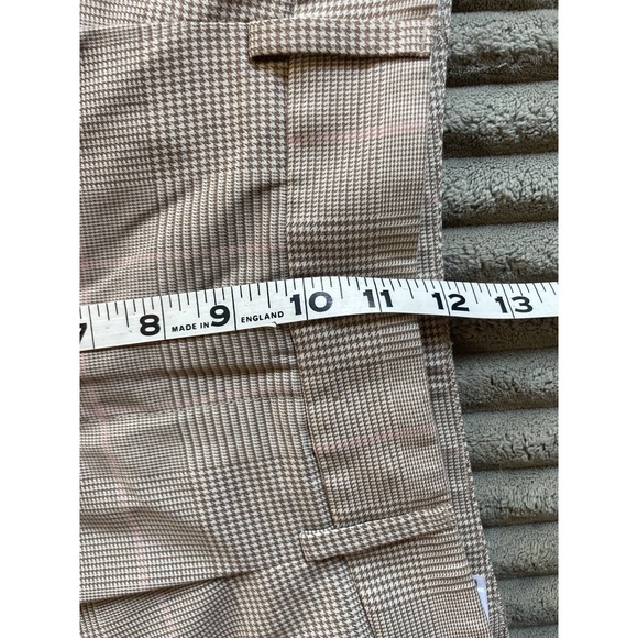 Banana Republic Women's 4 Brown Houndstooth Cropped Dress Pants Trousers - Picture 9 of 10